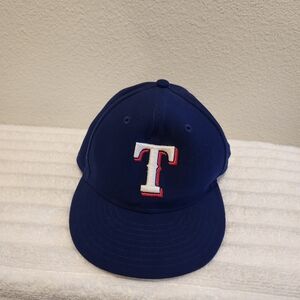 Texas Rangers Blue Baseball Cap with T Logo